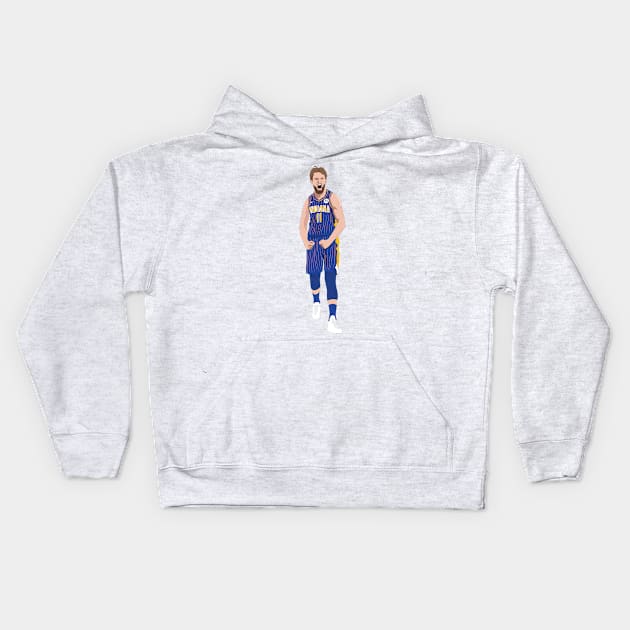 Domantas Sabonis Kids Hoodie by xavierjfong